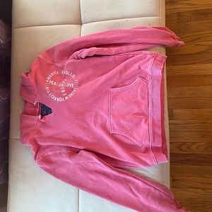 Pink hoodie